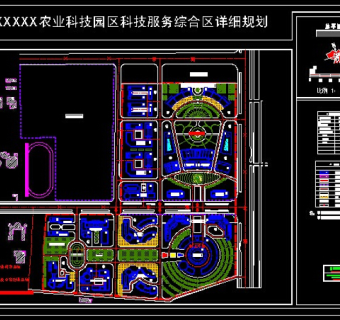 某厂房综合区详细规划总平面图下载3D模型