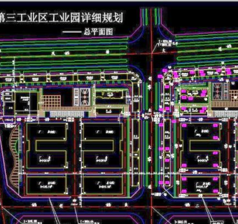 总平面规划图3D模型