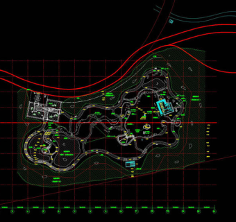 日本式园林景观设计图3D模型