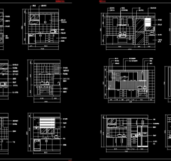 cad 橱柜与灶台3D模型