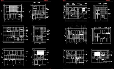 cad 橱柜与灶台3D模型