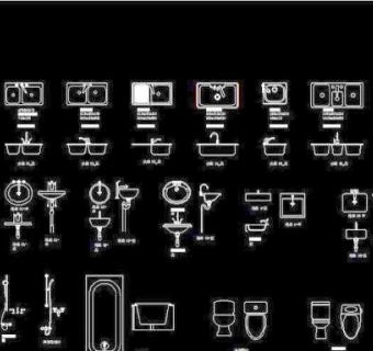 洁具CA模块3D模型