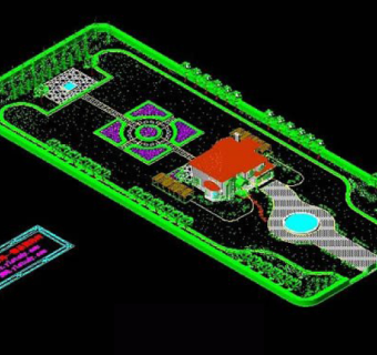 cad全三维别墅3D模型