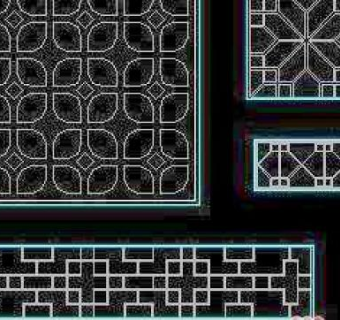 古建窗户模块3D模型