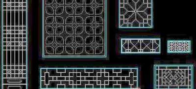 古建窗户模块3D模型