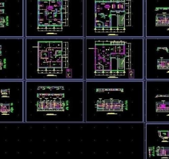 一套展示厅室内设计装修图图片3D模型