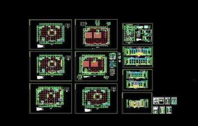 商场设计全套图图片3D模型