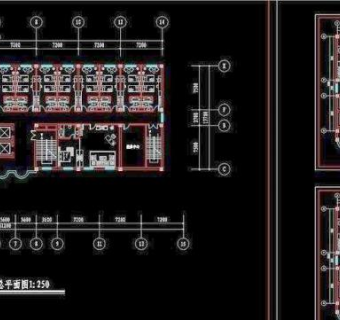 星月大酒店平面布置图3D模型