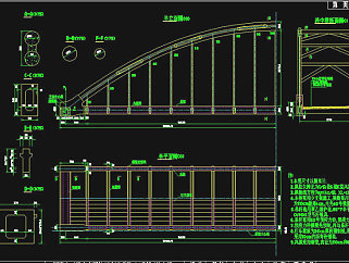 主桥上部结构一般构造CAD图纸3D模型