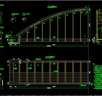 主桥上部结构一般构造CAD图纸3D模型