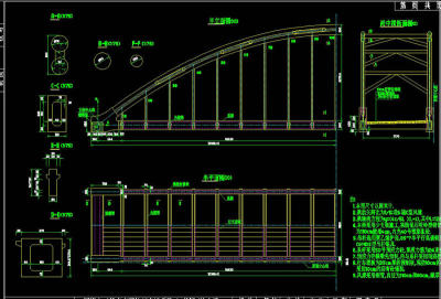 主桥上部结构一般构造CAD图纸3D模型