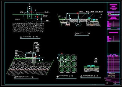 道牙及植草砖详图3D模型