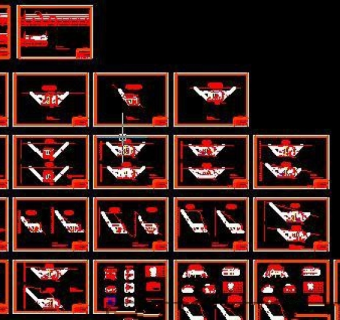 小区绿化水渠的施工详图3D模型