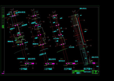 公园建筑详图景观cad细部详图3D模型