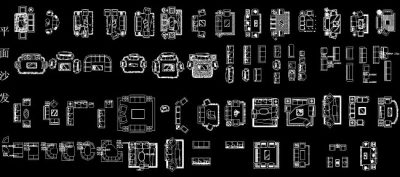 AutoCAD沙发图库下载3D模型