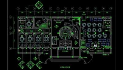 cad餐厅设计素材图片3D模型