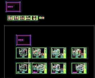 全套标准室内装修施工图3D模型