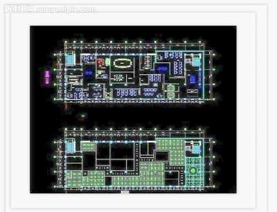 办公空间cad3D模型