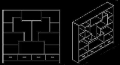 博古架3D模型