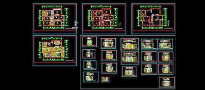 家居装饰CAD全套图3D模型