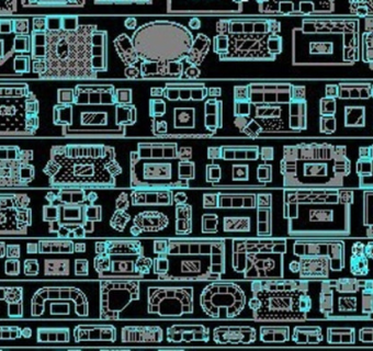 家装家具CAD图纸3D模型