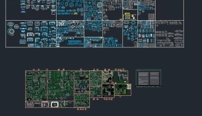 家装设计cad图库大全3D模型