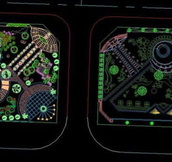 广场景观CAD图3D模型