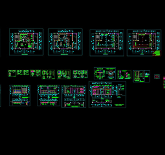 番禺服装店CAD素材3D模型