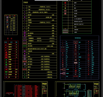 原创开关插座灯具CAD电气图库3D模型