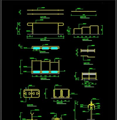 健身会所专用健身器材CAD3D模型