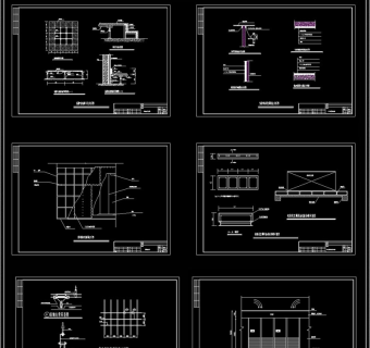 原创机房装修大样图CAD3D模型