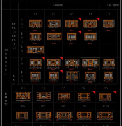 原创2019定制橱柜CAD3D模型