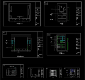 日式和室榻榻米设计CAD图集3D模型