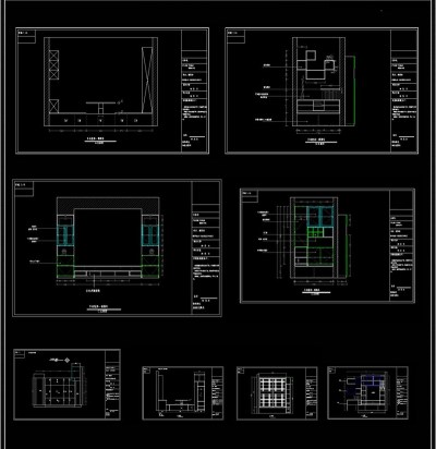 日式和室榻榻米设计CAD图集3D模型