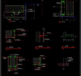 电梯CAD结构施工图3D模型