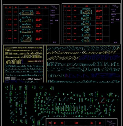 踢脚线天花角线门套线扣线腰线cad图库3D模型