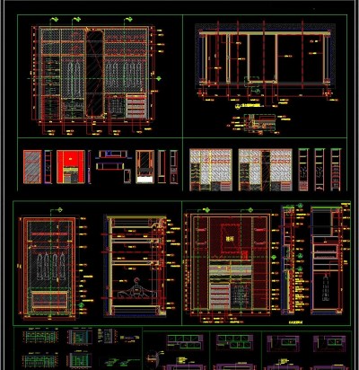 2019多种规格柜体CAD图库3D模型