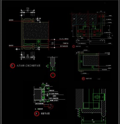 原创门垭口吊顶CAD图库3D模型