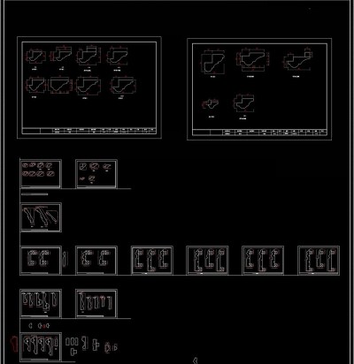 全屋定制板式家居标准柜体CAD图库3D模型