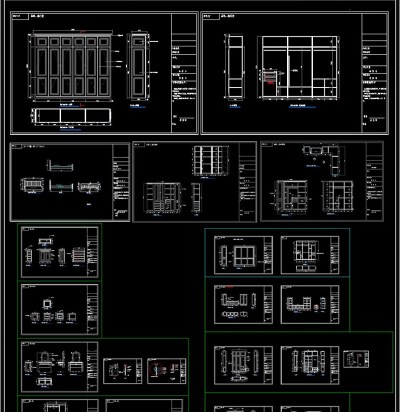 柜子CAD床头柜CAD3D模型