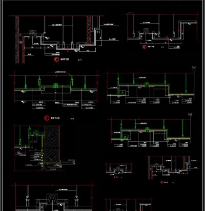 天花节点埃特板玻镁板图3D模型