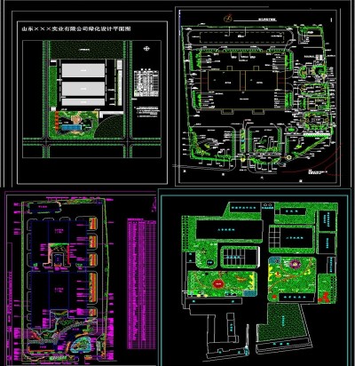 原创生态园CAD景观设3D模型