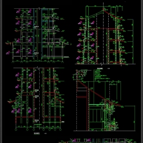 古塔宝塔设计全套cad3D模型