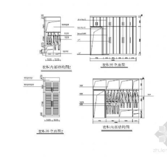 衣柜立面设计图3D模型