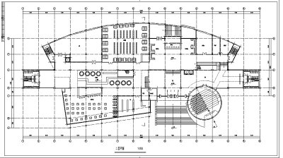 长126米宽47.7米五层学校图书馆设计图（带外观效果)3D模型