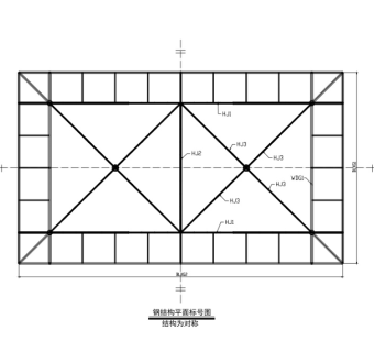 加油站膜结构施工图（CAD、13张）3D模型