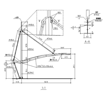 膜结构汽车棚结构施工图3D模型