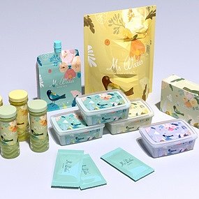 现代包装保鲜盒饭盒3d模型