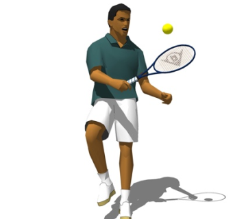 现代人物su模型