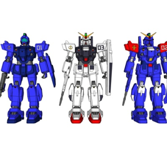 现代变形金刚玩具su模型